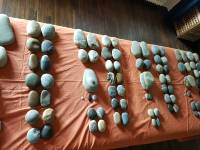 traditionelle Inka Stone Massage